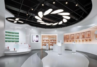 现代化妆品展厅3D模型下载